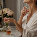 اسپری کردن عطر روی نقاط مناسب بدن برای افزایش ماندگاری رایحه