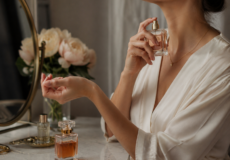 اسپری کردن عطر روی نقاط مناسب بدن برای افزایش ماندگاری رایحه